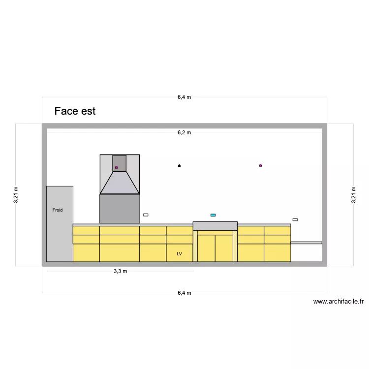 plan cuisine en 60cm avec frigo. Plan de plan cuisine en 60cm avec frigo. Plan de