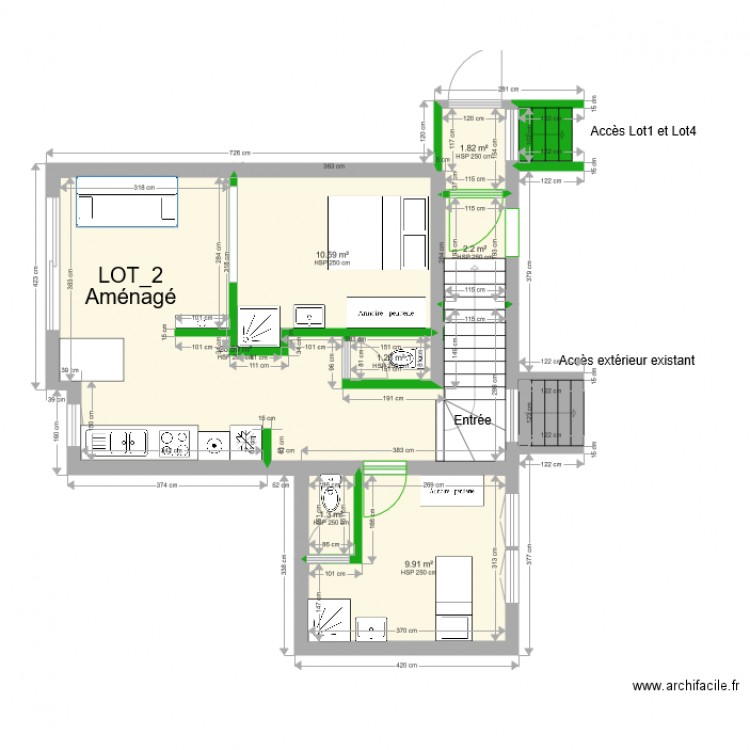 Portet Lot214 esc. Plan de 0 pièce et 0 m2