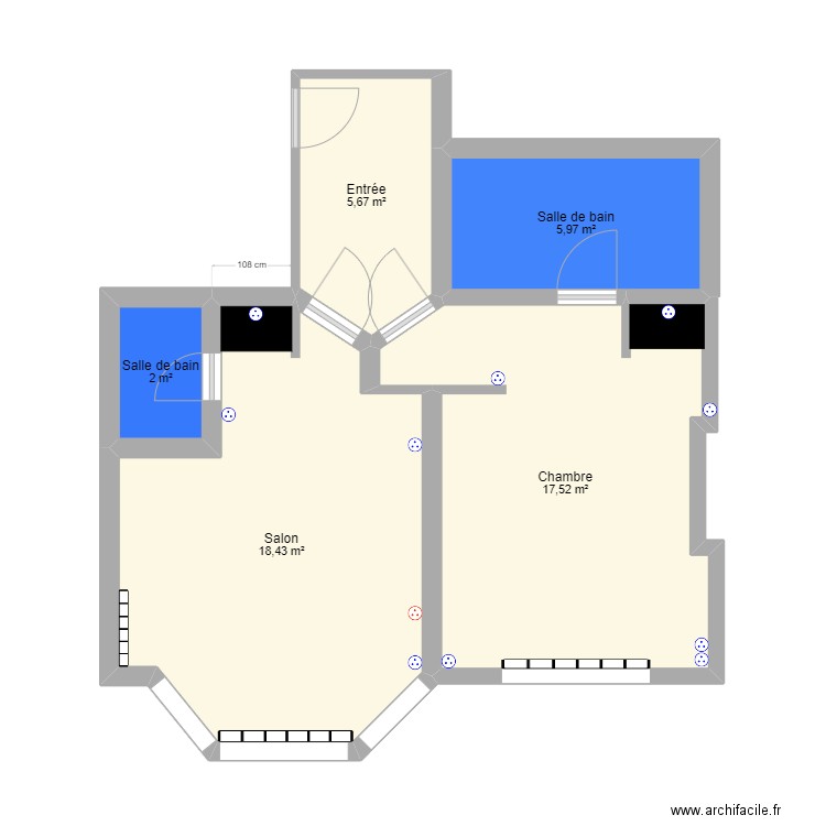 quai du condroz sans meuble. Plan de 0 pièce et 0 m2