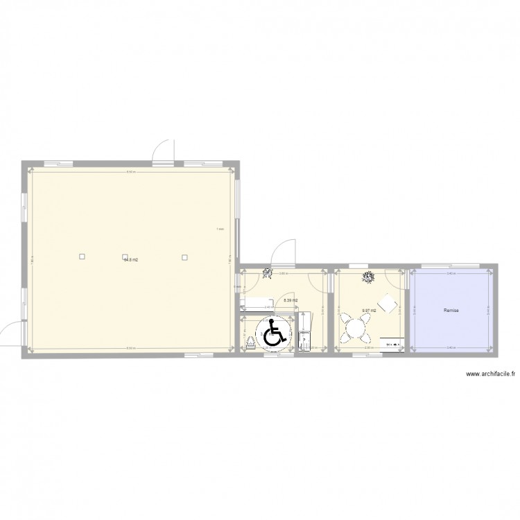 Potager Bas Extension Total. Plan de 0 pièce et 0 m2