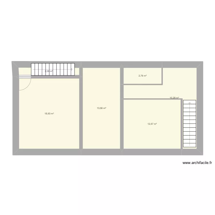 2&egrave;me &eacute;tage. Plan de 