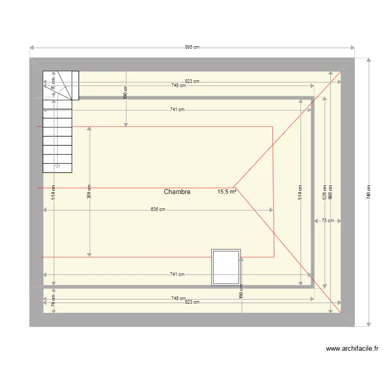 CISSE comble. Plan de 