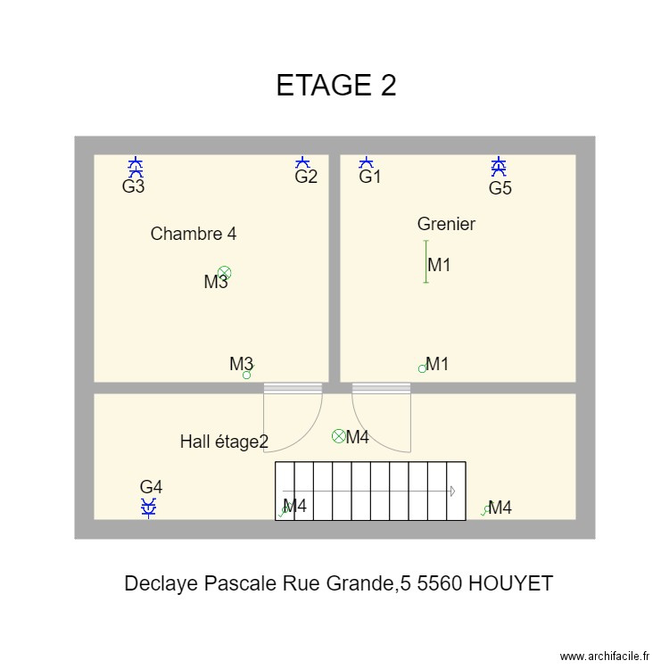 ETAGE 2 P. Plan de 0 pièce et 0 m2