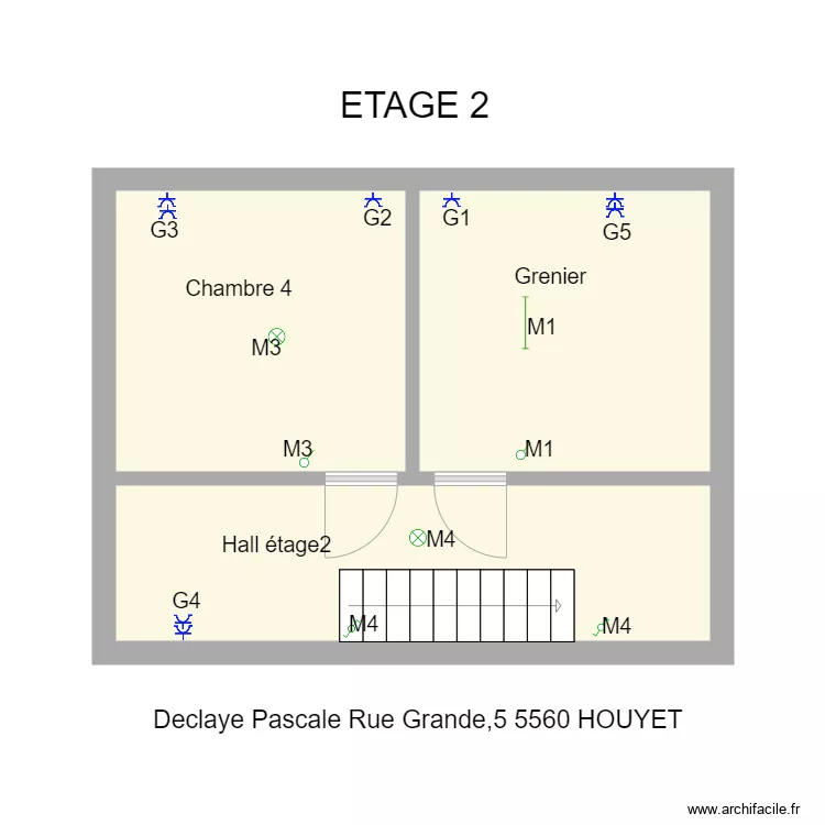 ETAGE 2 P. Plan de ETAGE 2 P. Plan de
