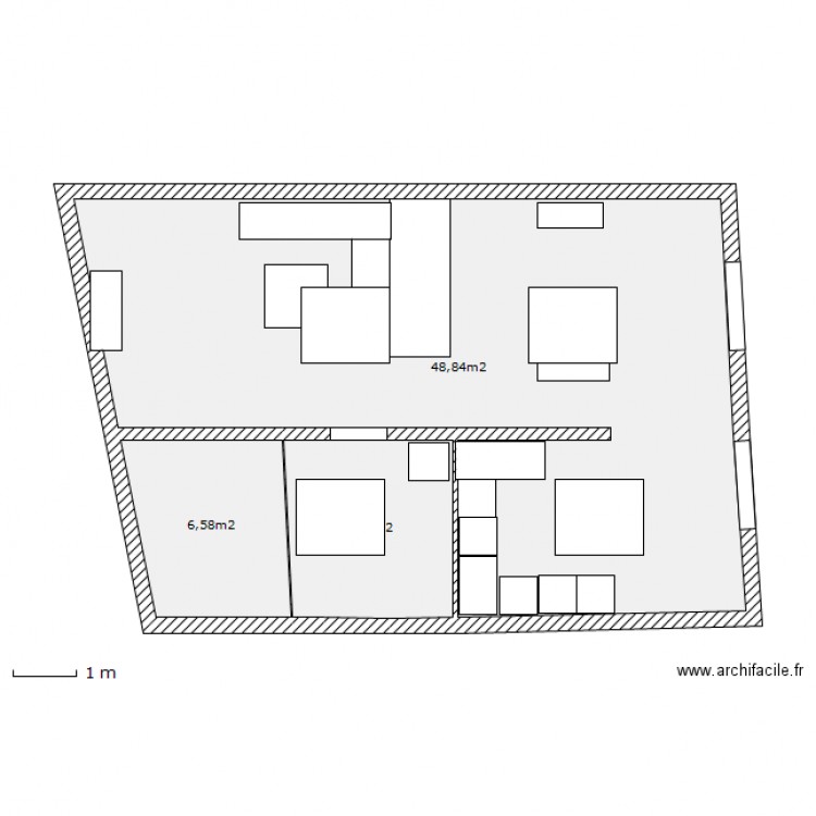 grange salon haut. Plan de 0 pièce et 0 m2