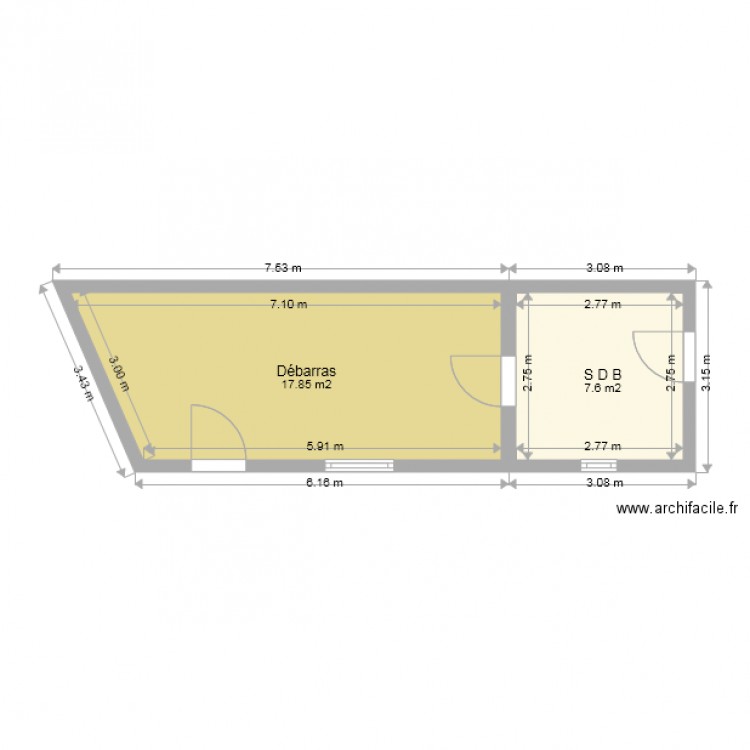 Dépendance Lau 3. Plan de 0 pièce et 0 m2