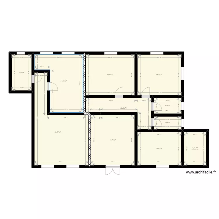 Villa Agondge plan 2. Plan de 