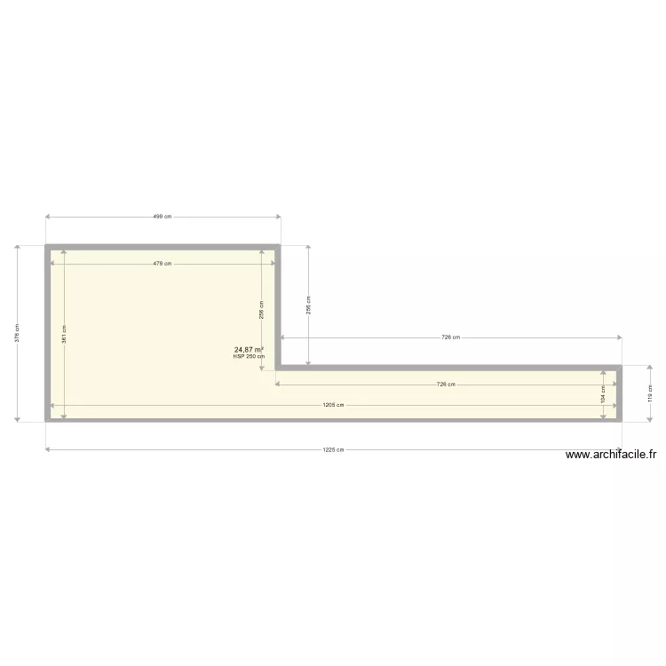 terrasse &eacute;t&eacute;. Plan de 