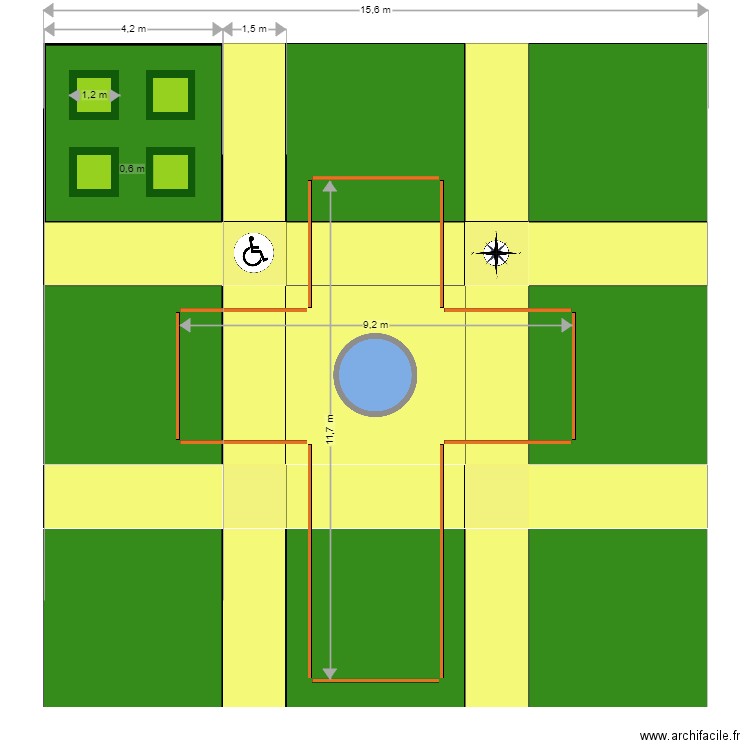 Jardin des simples Saint Maurice. Plan de 0 pièce et 0 m2