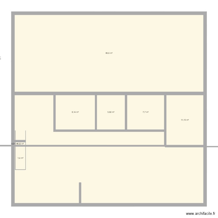 etage MAS 2. Plan de 0 pièce et 0 m2