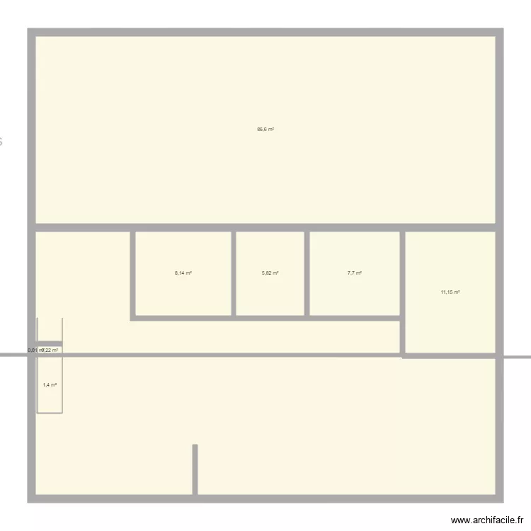 etage MAS 2. Plan de 