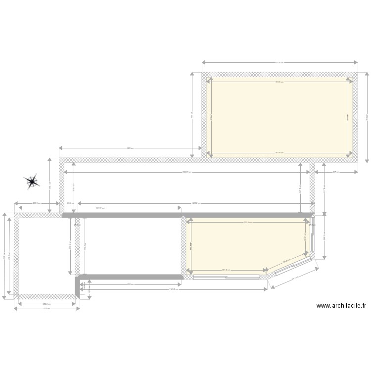 Maison actuelle. Plan de 0 pièce et 0 m2