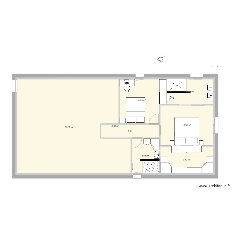 Projet 2022 maison Plan dessiné par Richard A
