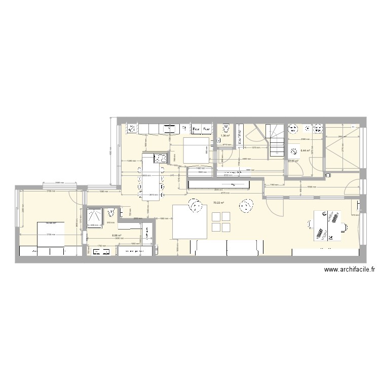 105 rez ede chaussée. Plan de 0 pièce et 0 m2