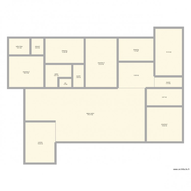 essai 2. Plan de 0 pièce et 0 m2