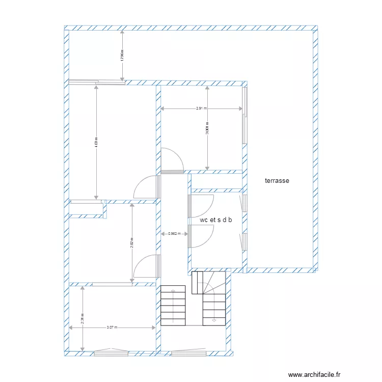 etage lamentin. Plan de 