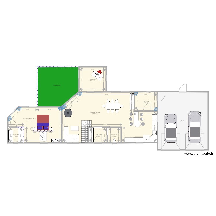 MAISON  IDEALE. Plan de 0 pièce et 0 m2