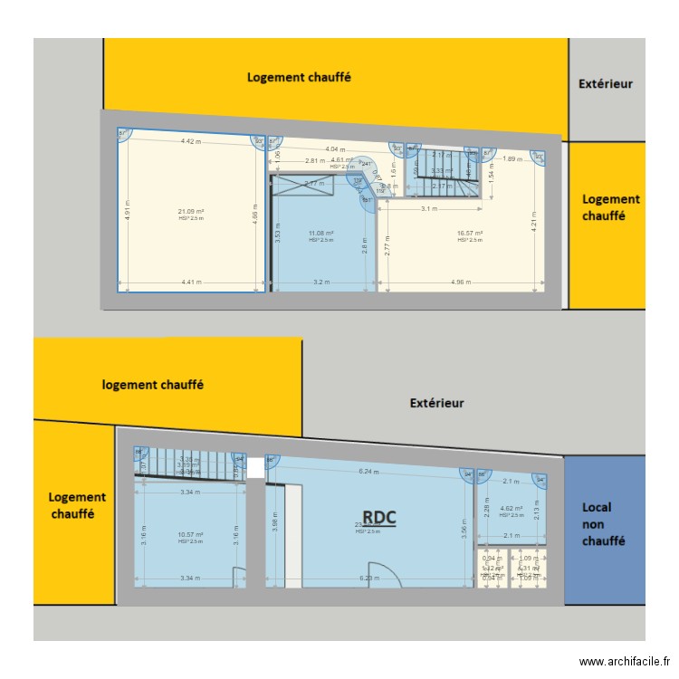 CHARBONNIER Logt5. Plan de 0 pièce et 0 m2