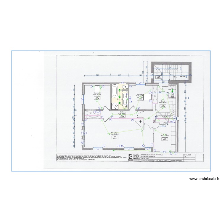 Gasnot RDC. Plan de 1 pièce et 3 m2