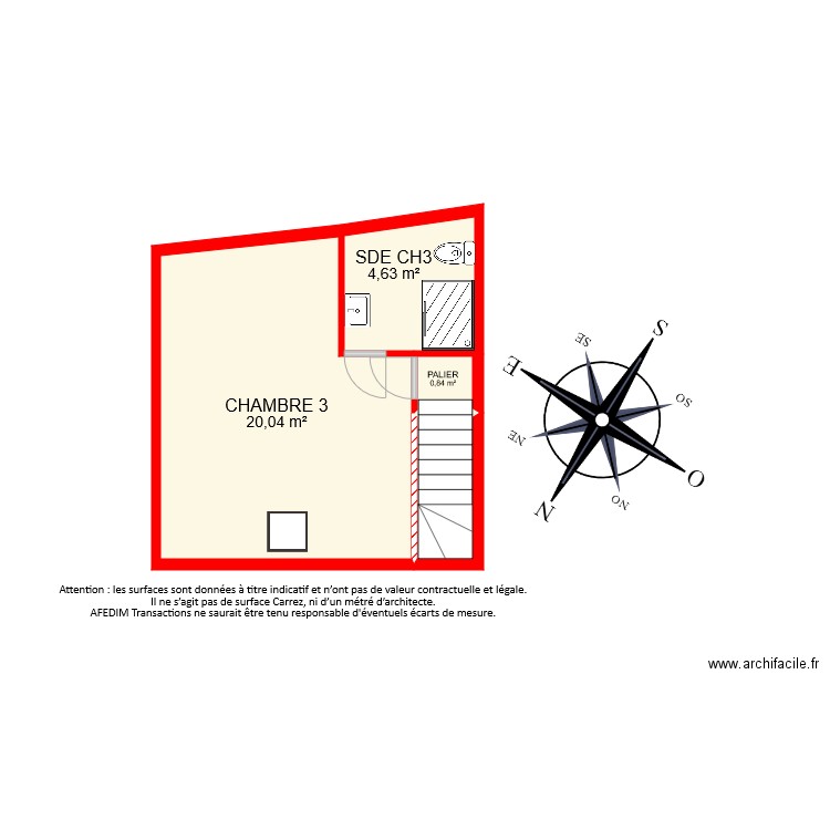 BI 7265 ETAGE 2. Plan de 0 pièce et 0 m2