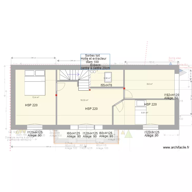 MAISON 3 Modif haut. Plan de 