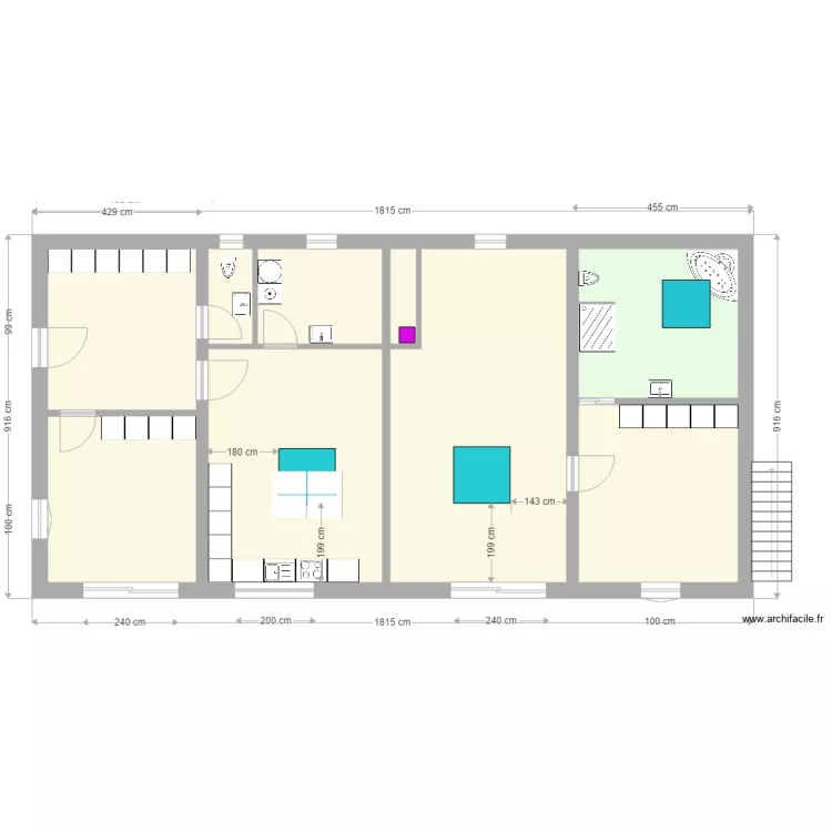 maisonmiclau61550411cuis 6090. Plan de 