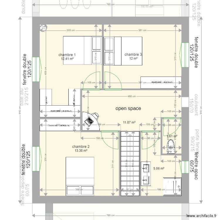 PLAN BOYER. Plan de 0 pièce et 0 m2