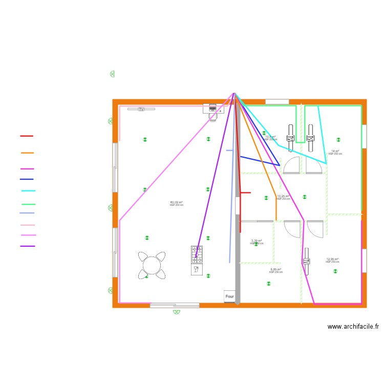 granier. Plan de 0 pièce et 0 m2