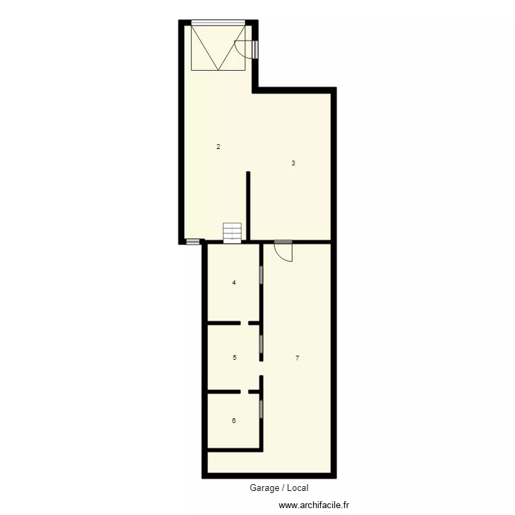 195103 MERCIER. Plan de 