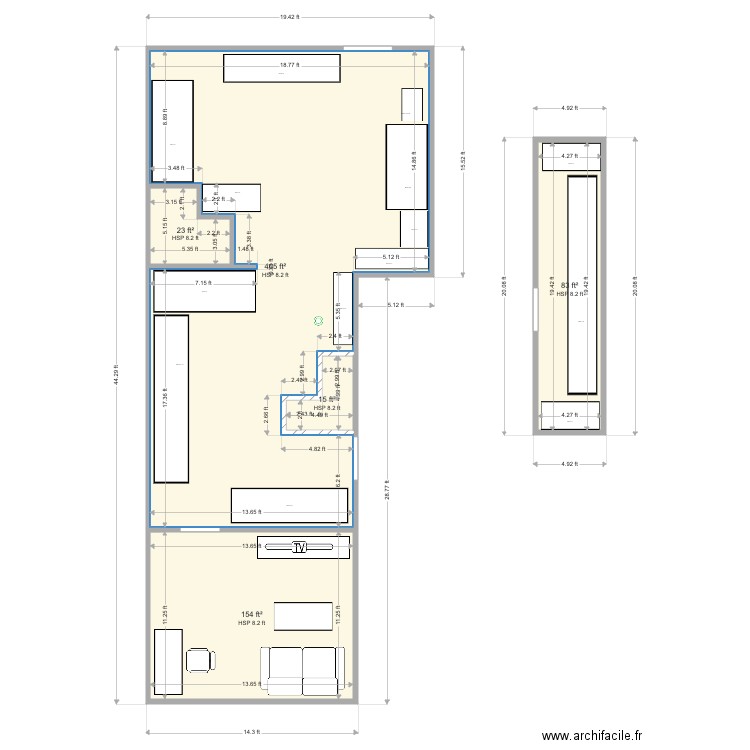 Office Basement. Plan de 0 pièce et 0 m2