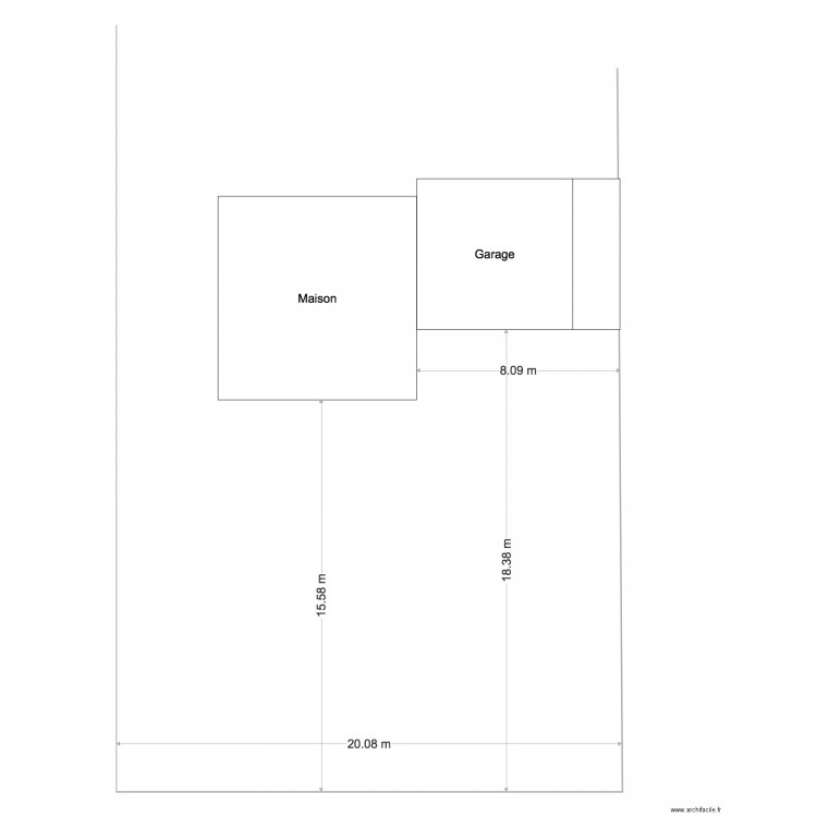 PLAN DE MASSE  MADRID. Plan de 0 pièce et 0 m2