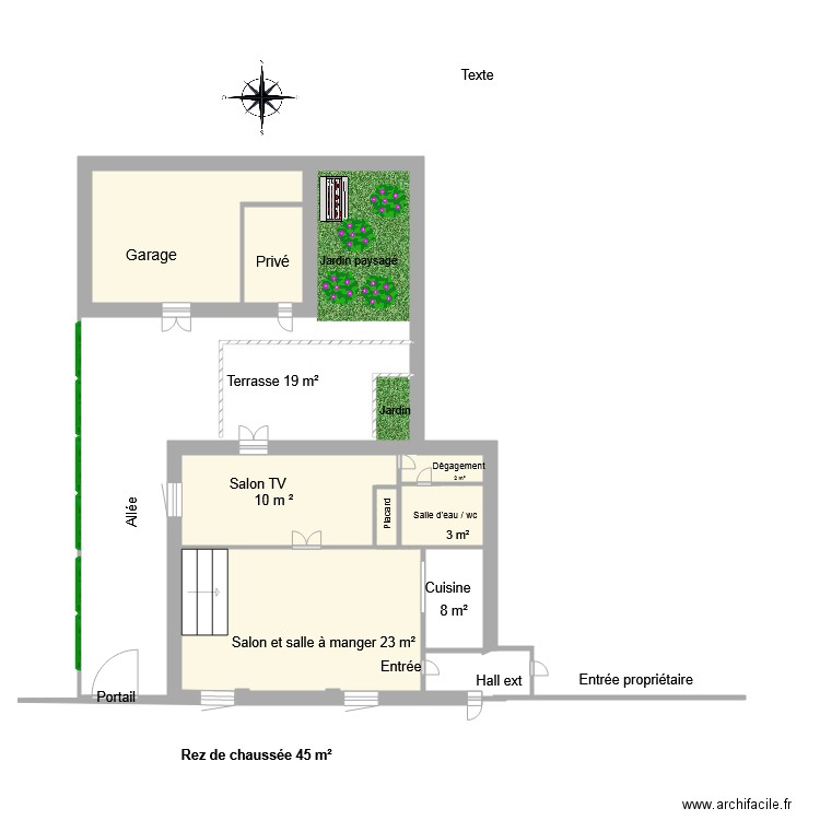 66G102402 RDC. Plan de 0 pièce et 0 m2