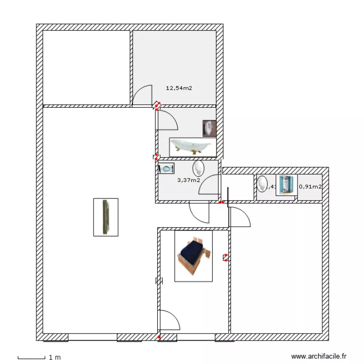 APPART DU BAS TODAY. Plan de 
