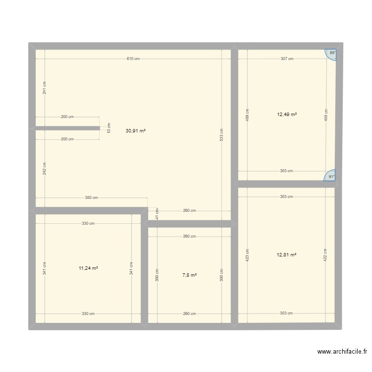 tak. Plan de 0 pièce et 0 m2