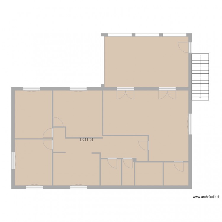 barthelemy etage. Plan de 0 pièce et 0 m2