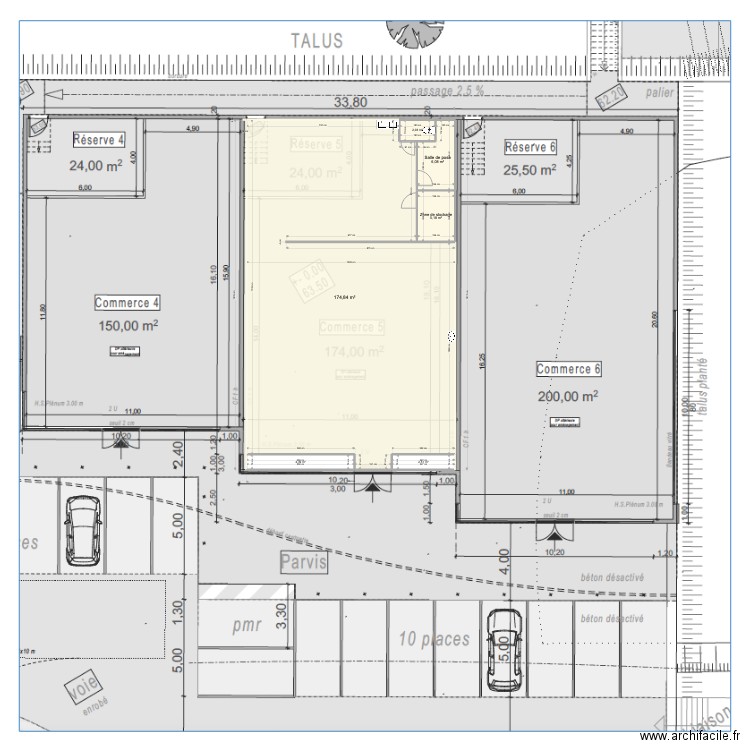 Plan fleuriste. Plan de 0 pièce et 0 m2