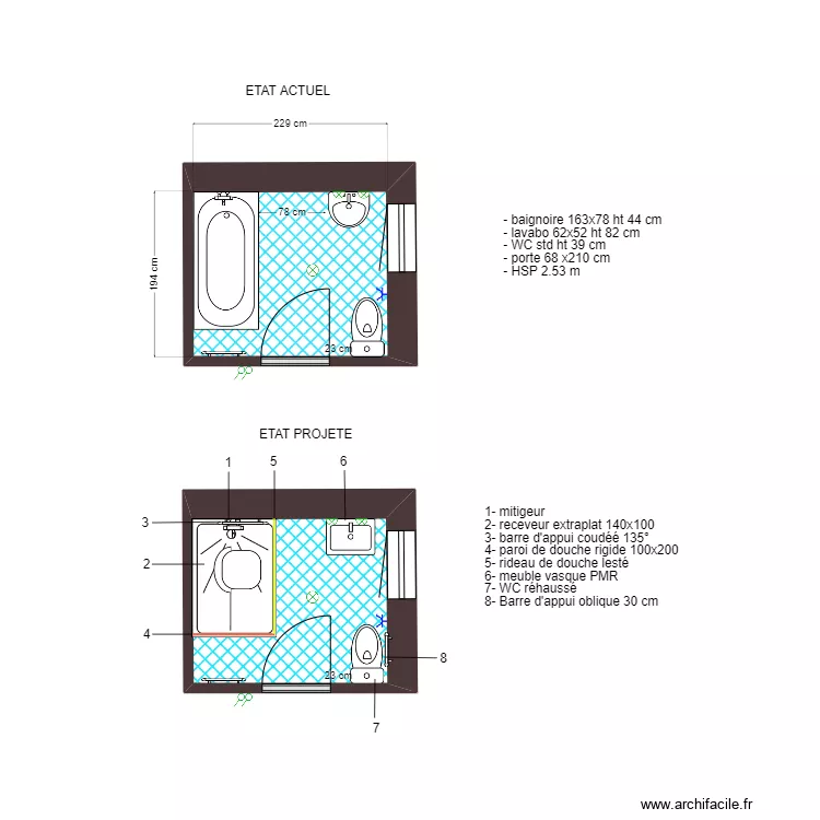 APA VENERONI. Plan de 