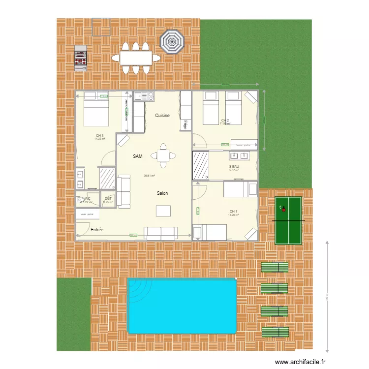 ENSOLEILLE PROJET. Plan de ENSOLEILLE PROJET. Plan de