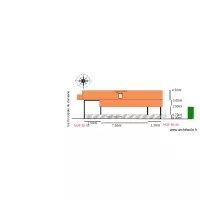 Facade OUEST  chalet 90   relance