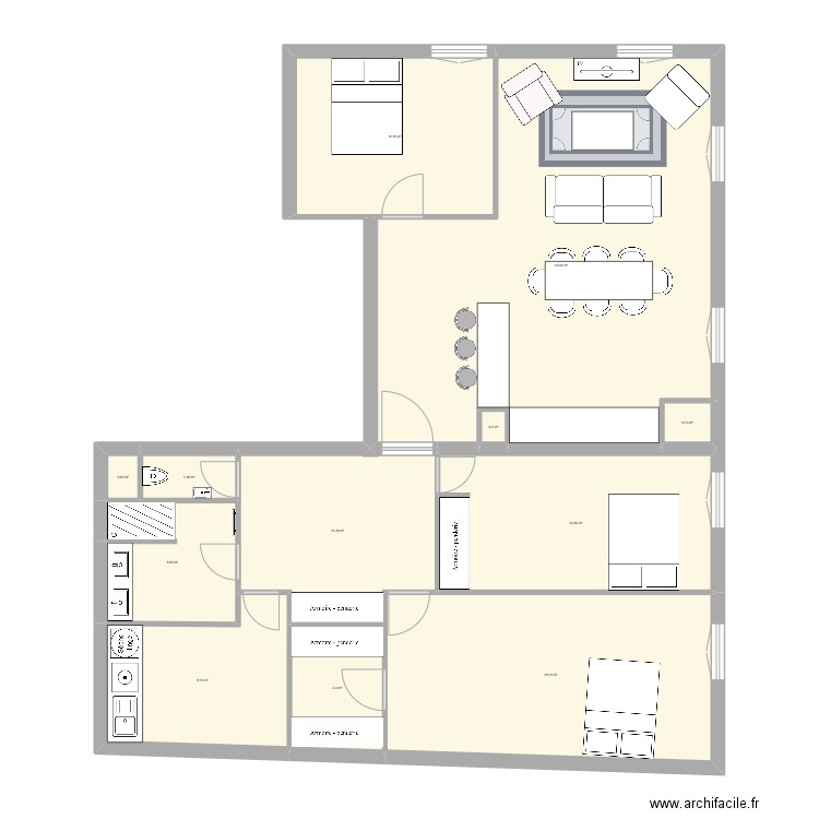 SAINT_NICOLAS_A. Plan de 12 pièces et 120 m2