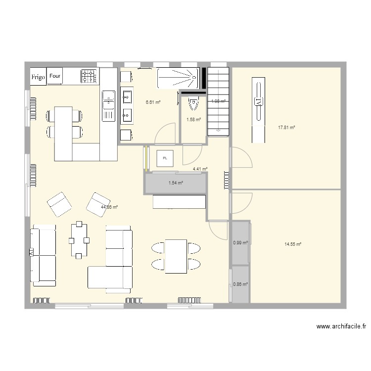 Maison Projet V4. Plan de 0 pièce et 0 m2