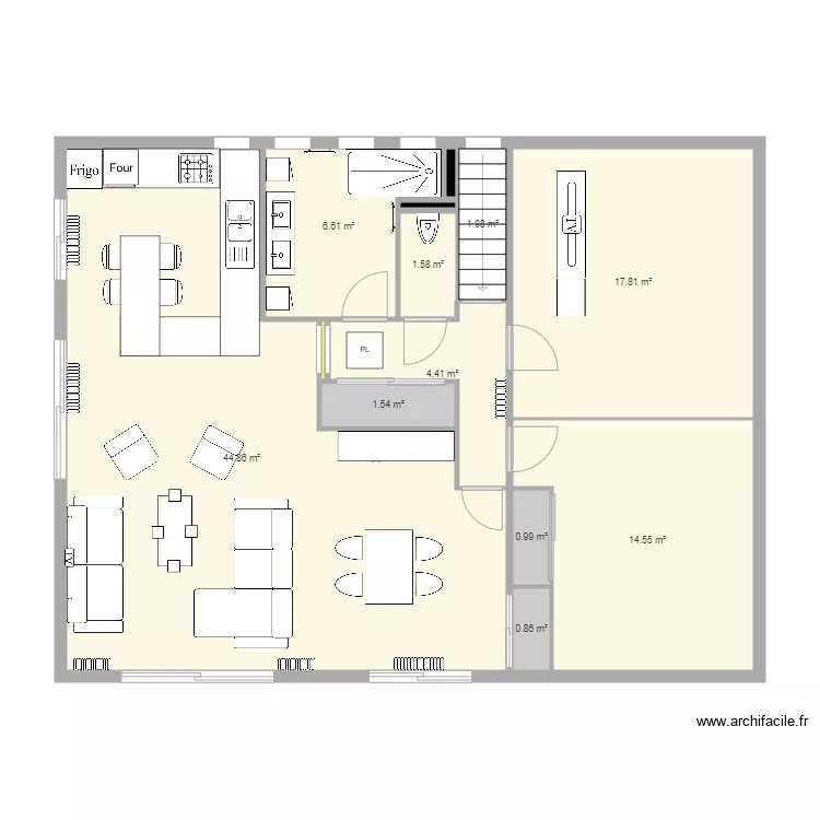 Maison Projet V4. Plan de 