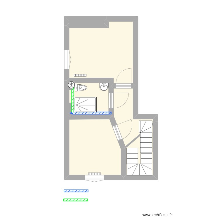 appart N°2 étage après vuillet arbois. Plan de 0 pièce et 0 m2