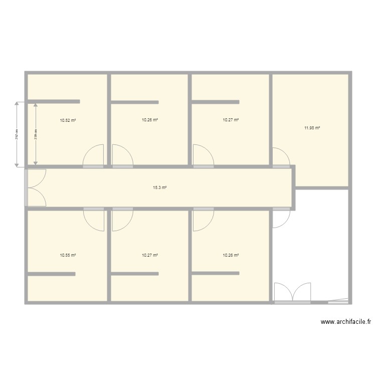 Porcherie 1. Plan de 0 pièce et 0 m2
