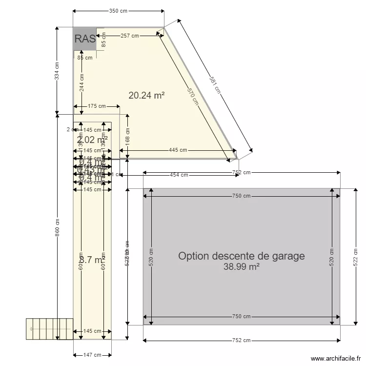 Bonningre Cramant. Plan de 