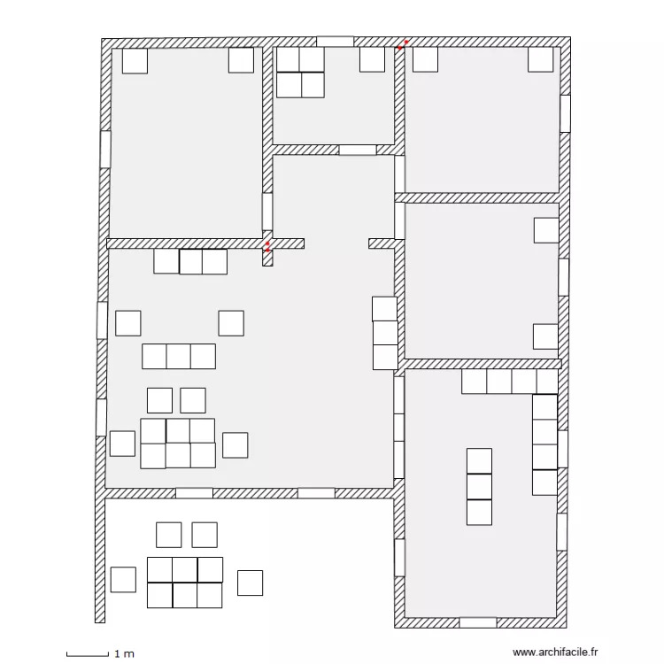 maison tunisie. Plan de 