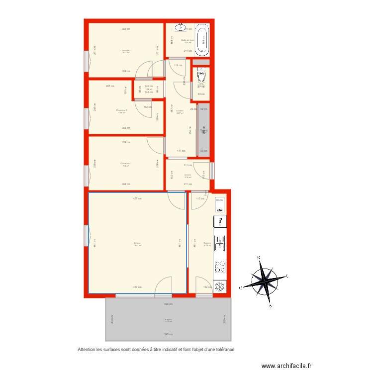 BI 4766 Côté. Plan de 0 pièce et 0 m2