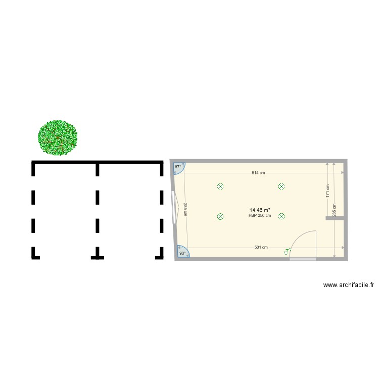 samit. Plan de 0 pièce et 0 m2