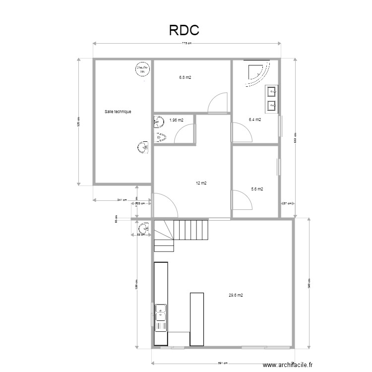 plan pour electricité. Plan de 0 pièce et 0 m2