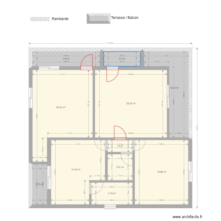 POG Etage. Plan de 0 pièce et 0 m2